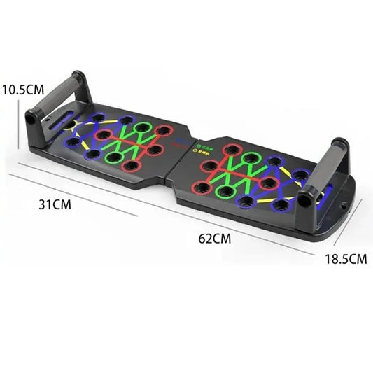 Color-Coded Push-Up Board Set - Portable Multi-Function Home Workout