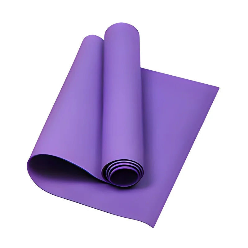 4MM Non-Slip Yoga Mat - Exercise Mat for Fitness, Yoga & Pilates