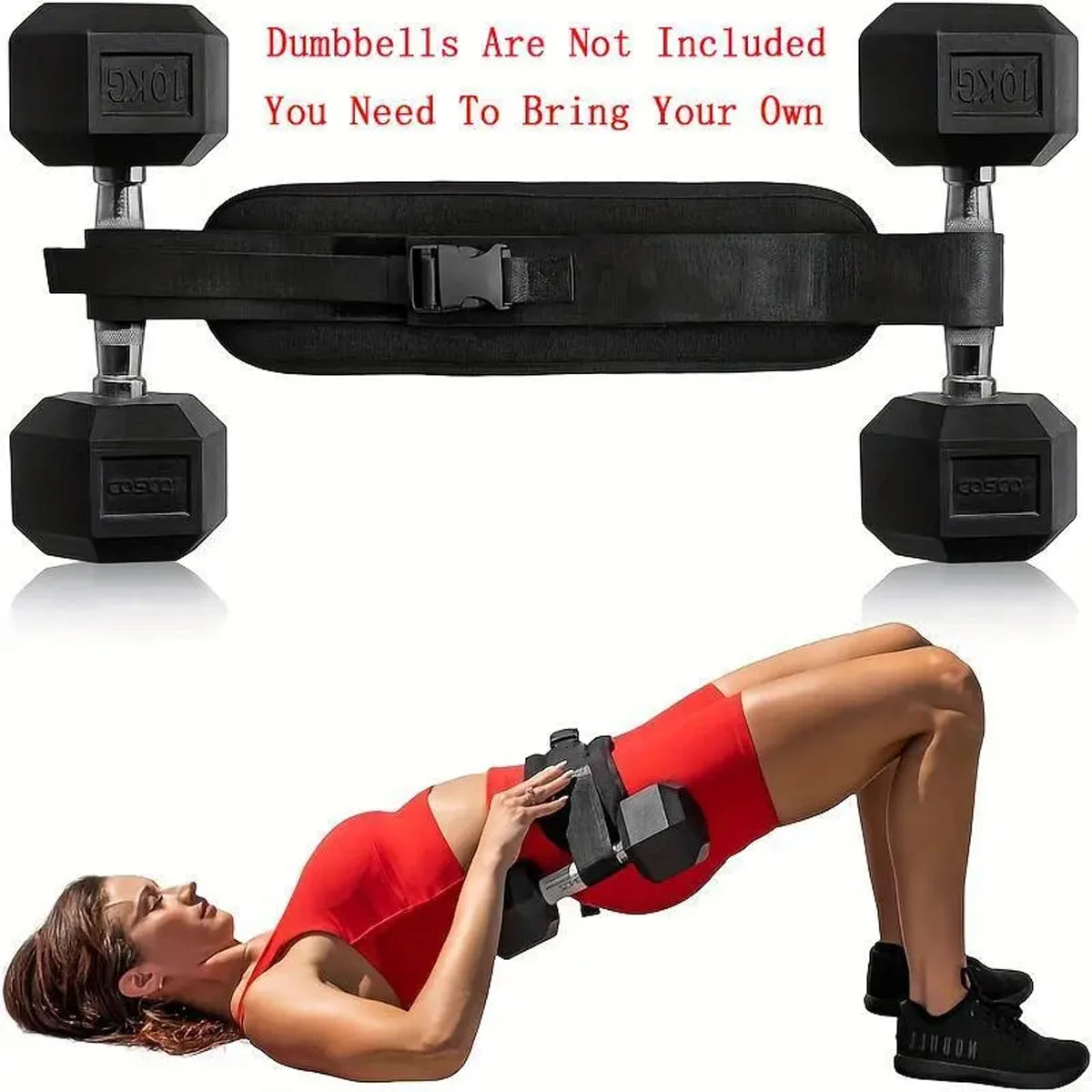 Adjustable Weighted Waist Belt - Hip & Glute Training Tool
