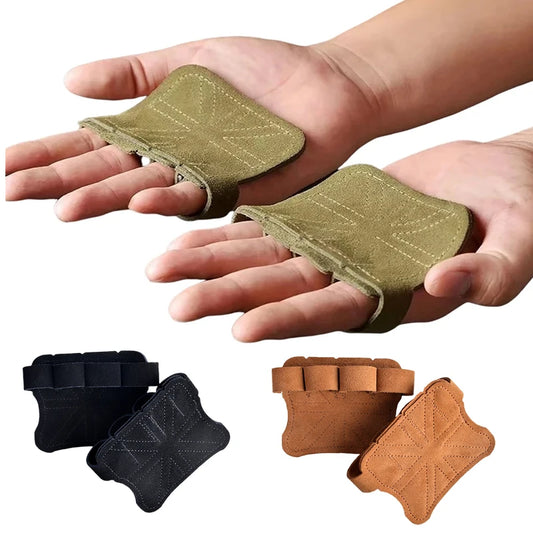 Leather Workout Gloves - Weight Lifting & Gym Hand Protection