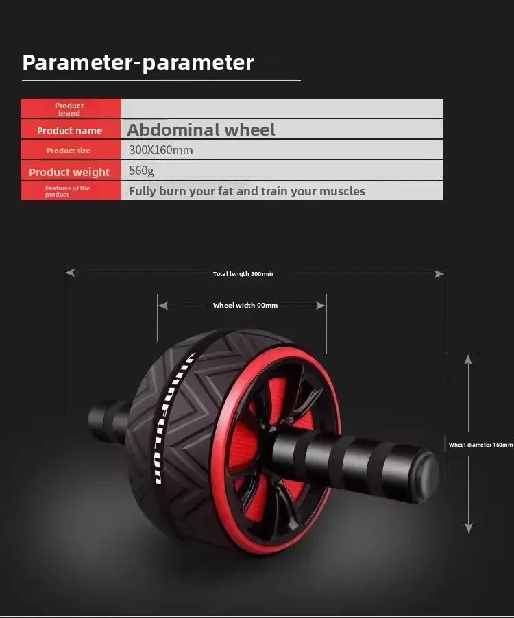Ab Roller Wheel for Core Workout - Non-Slip Home Gym Equipment