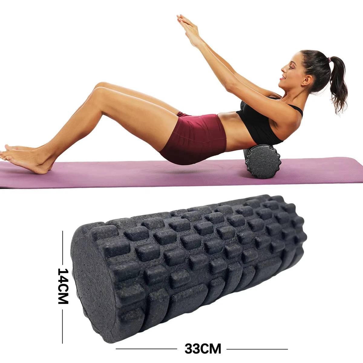 High-Density Foam Roller - Muscle Recovery & Deep Tissue Massage