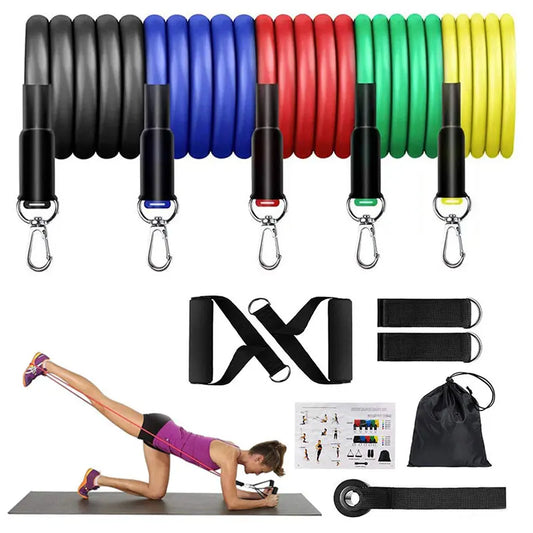 Professional Resistance Bands Set - Bodybuilding & Home Gym Workout