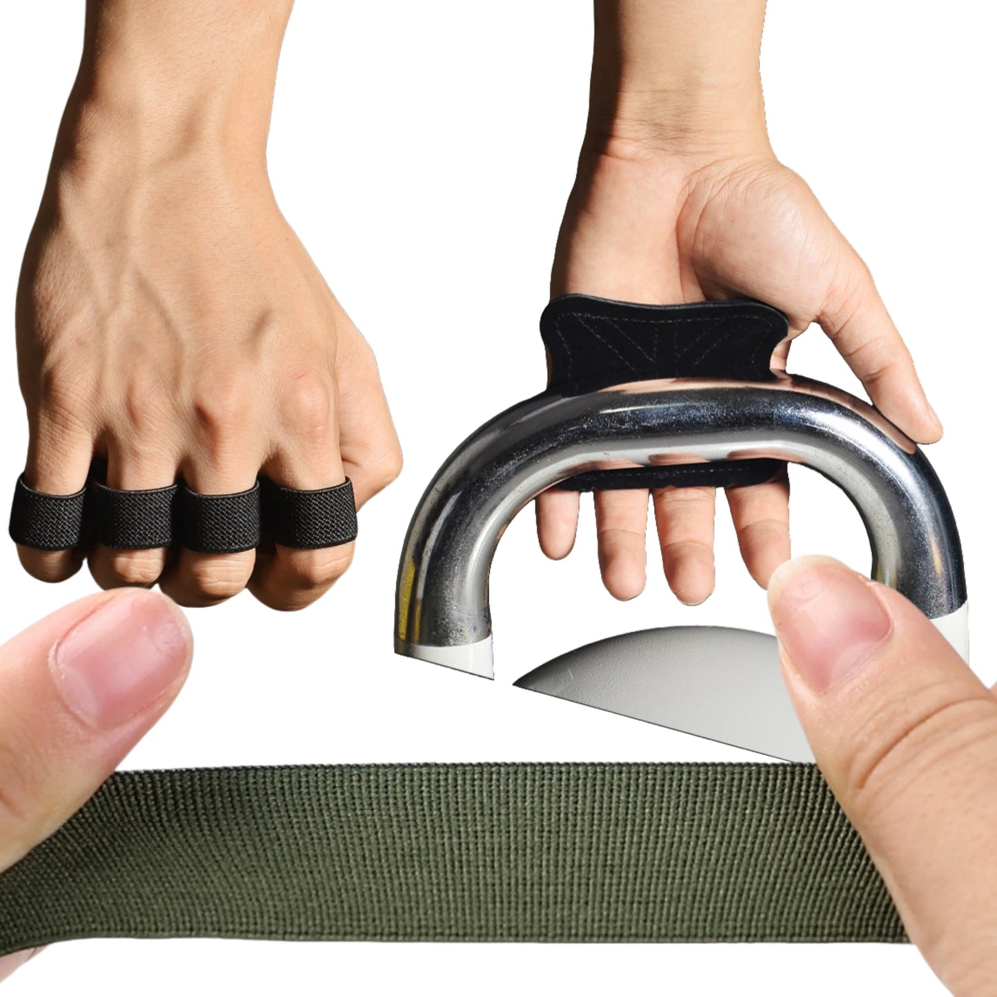 Leather Workout Gloves - Weight Lifting & Gym Hand Protection