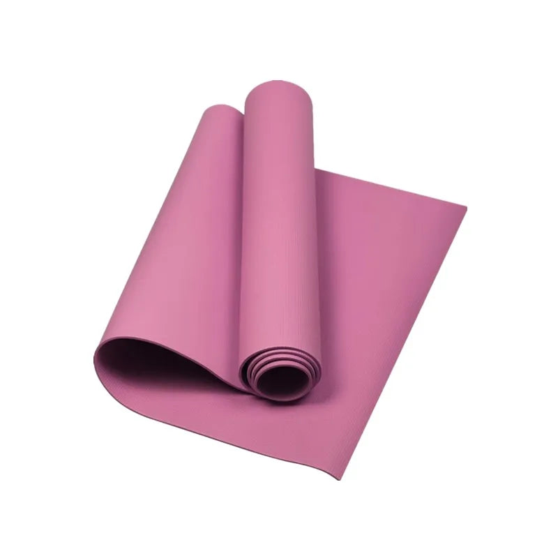 4MM Non-Slip Yoga Mat - Exercise Mat for Fitness, Yoga & Pilates