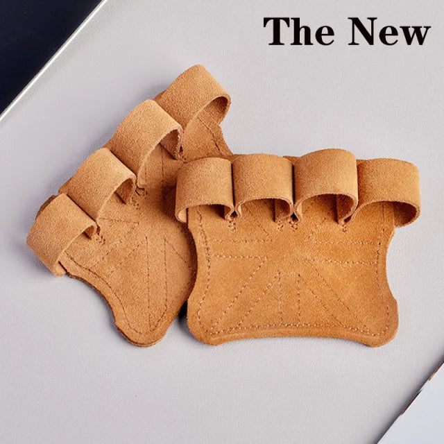 Leather Workout Gloves - Weight Lifting & Gym Hand Protection