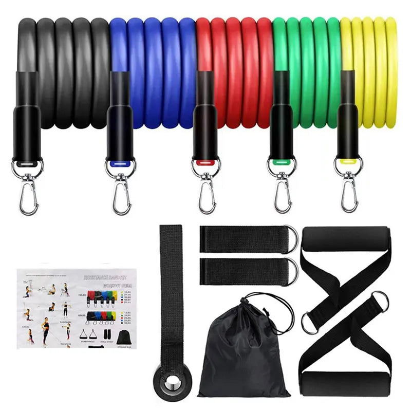 Professional Resistance Bands Set - Bodybuilding & Home Gym Workout