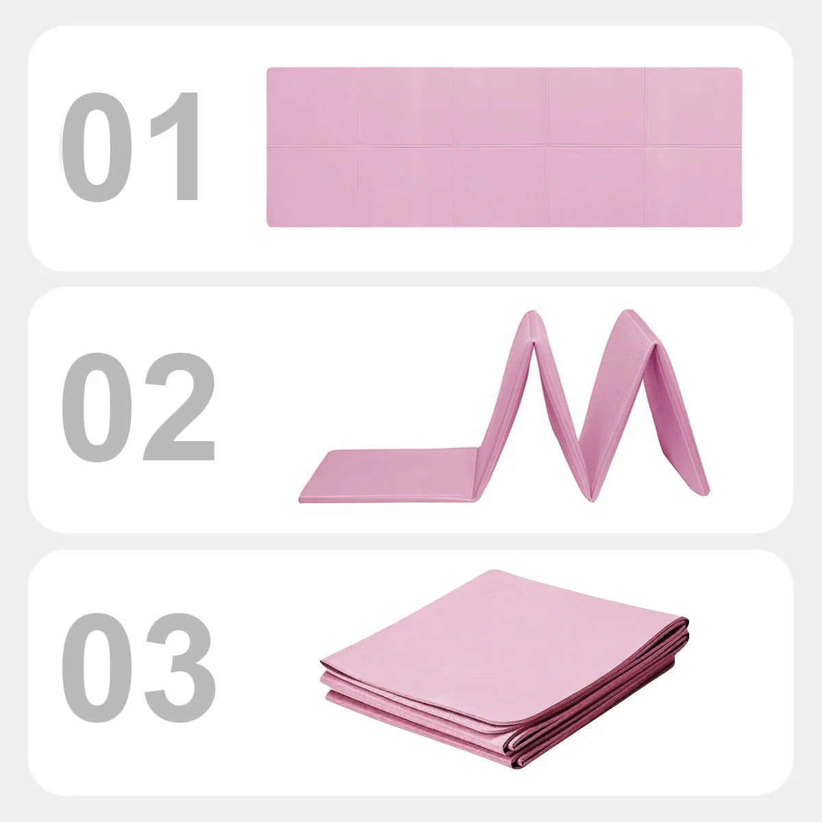 4MM Non-Slip Yoga Mat - Exercise Mat for Fitness, Yoga & Pilates