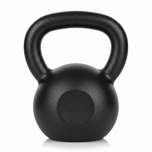 Cast Iron Kettlebell - Strength & HIIT Training Weight for Home Gym